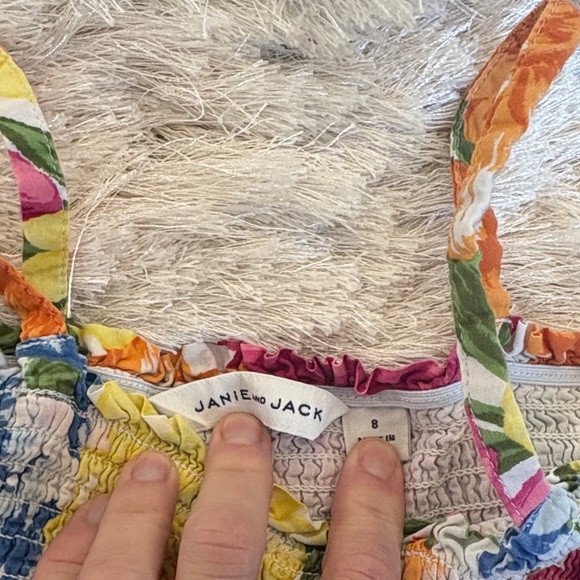 Janie and Jack Multicolor Floral Dress - Picture 2 of 2